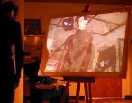 Interactive living painting