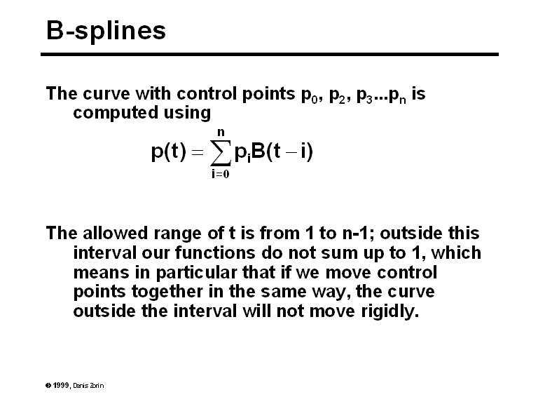 B-splines